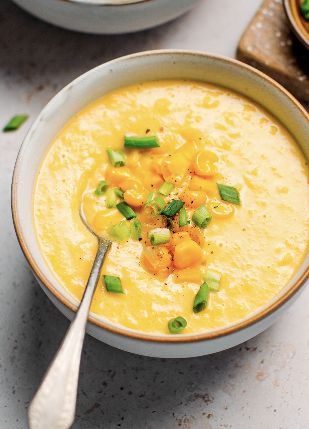 Creamy sweetcorn Soup