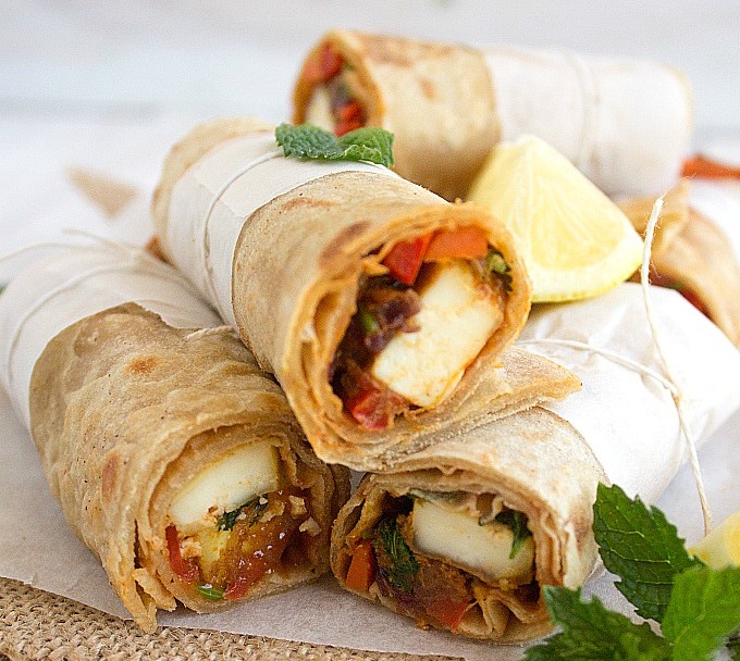 Paneer Kathi roll